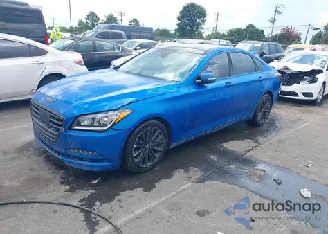 2016 Hyundai Genesis 3.8 from USA, damaged, VIN KMHGN4JE6GU106629